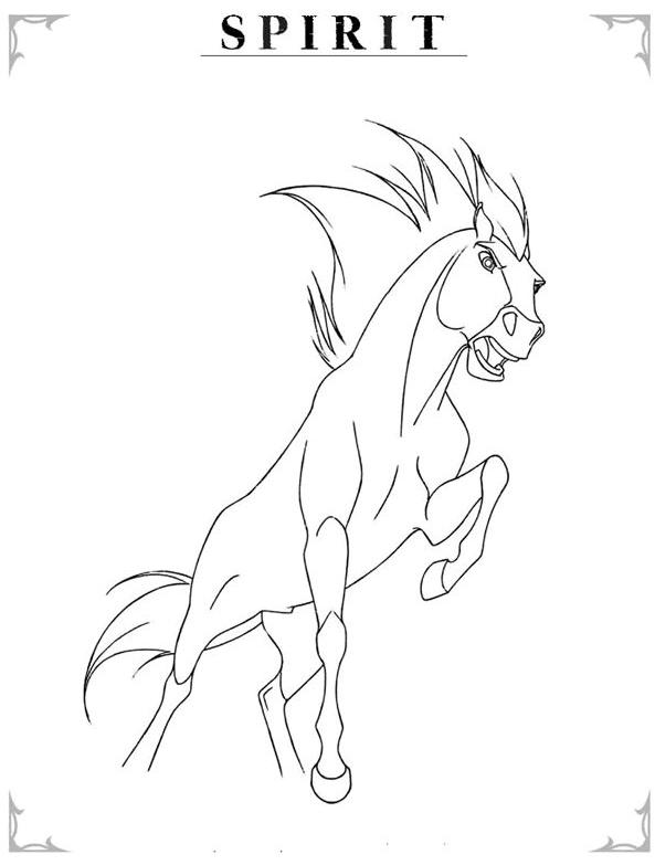 coloriage spirit furieux